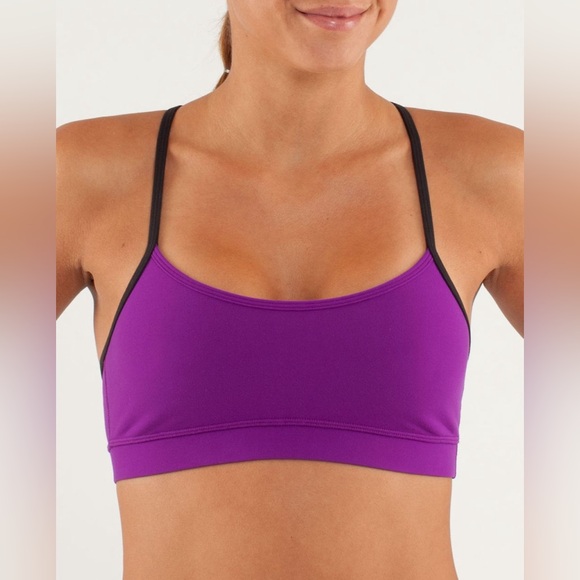 Lululemon Flow Y Bra IV in Tender Violet - Picture 3 of 9